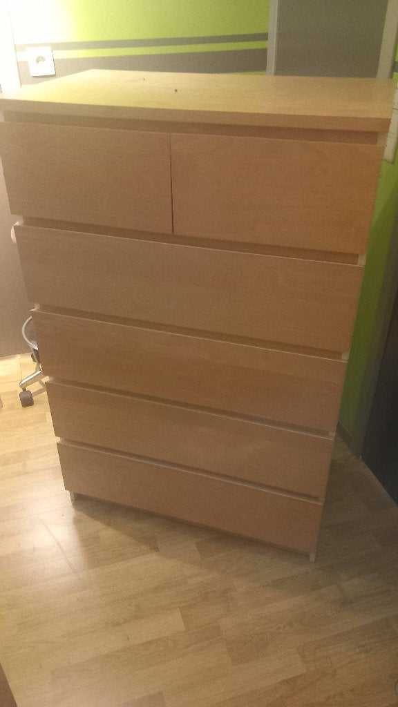 Kast, Huis en Inrichting, Kasten | Kleerkasten, Ophalen, Gebruikt, Met lade(s)