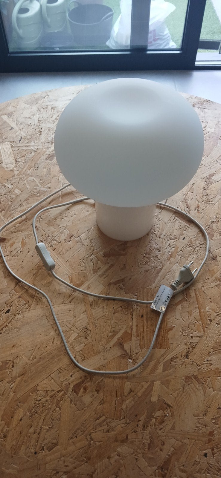 IKEA DEJSA
Tafellamp, beige/opaalwit glas, 28 cm, Ophalen, Scandinavisch, Minder dan 50 cm, Glas