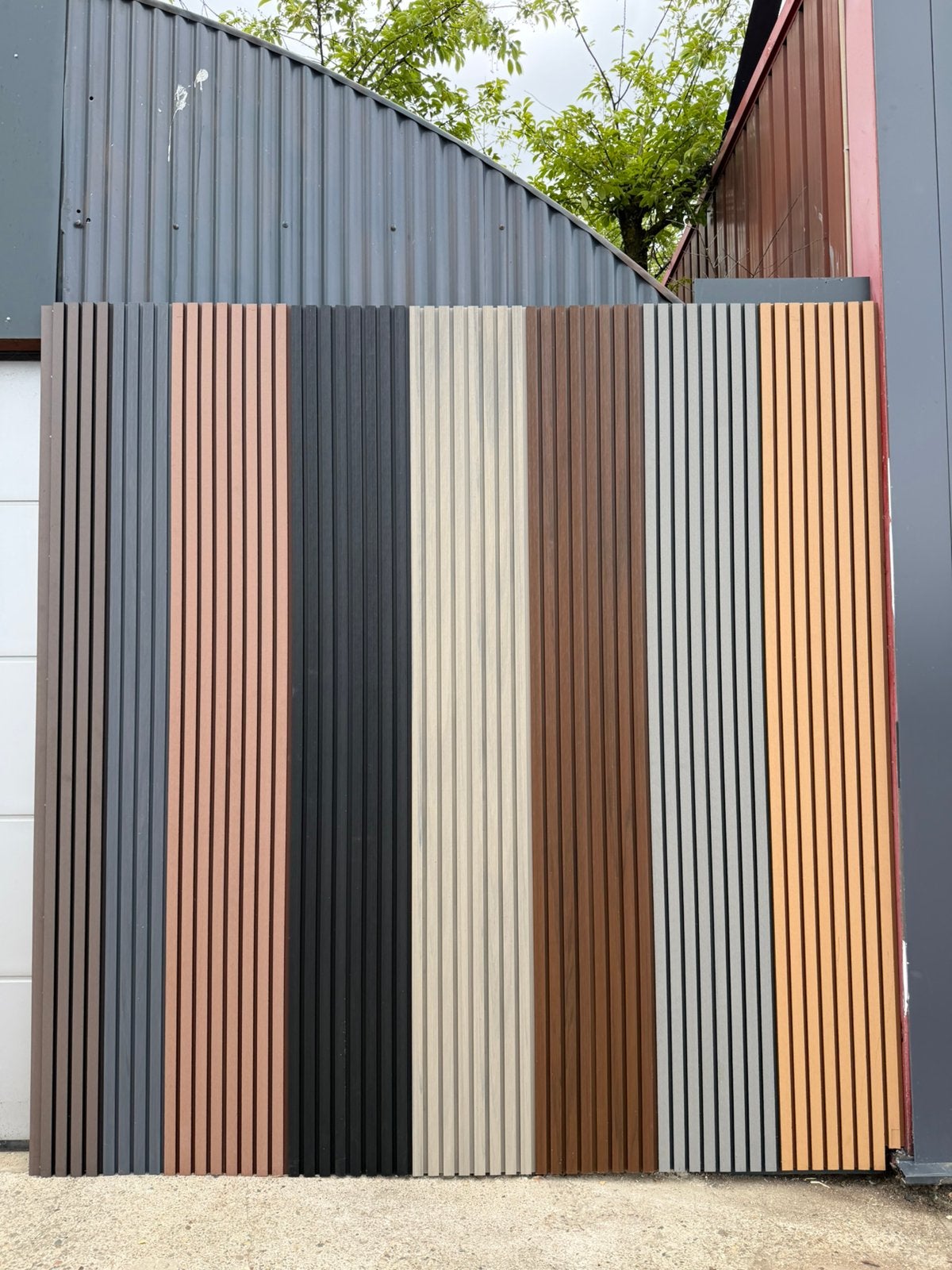 WPC wandpanelen binnen en buiten, Tuin en Terras, Ophalen of Verzenden, Zo goed als nieuw, 200 cm of meer