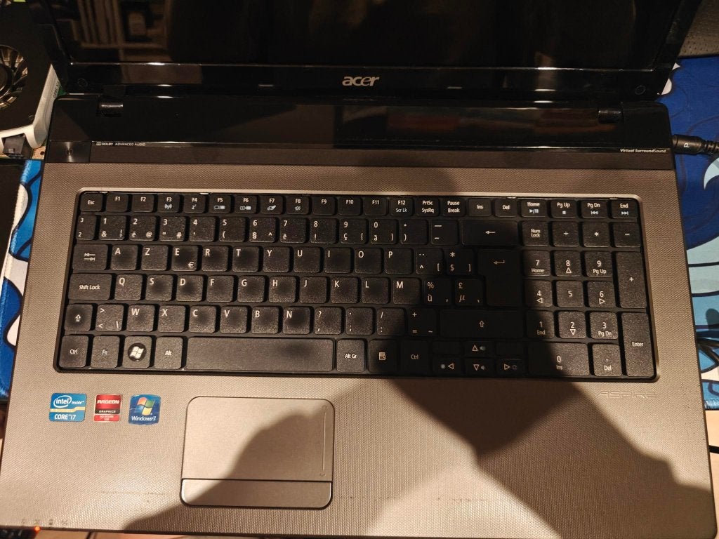 Acer Aspire 7750G-2634 (i7, 8GB, SSD+HDD), 8 GB, Enlèvement, Utilisé, Azerty