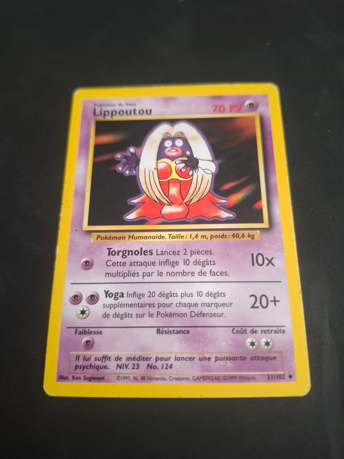 Pokémon Kaart Lippoutou 70 PV (Frans) - Vintage, Ophalen of Verzenden