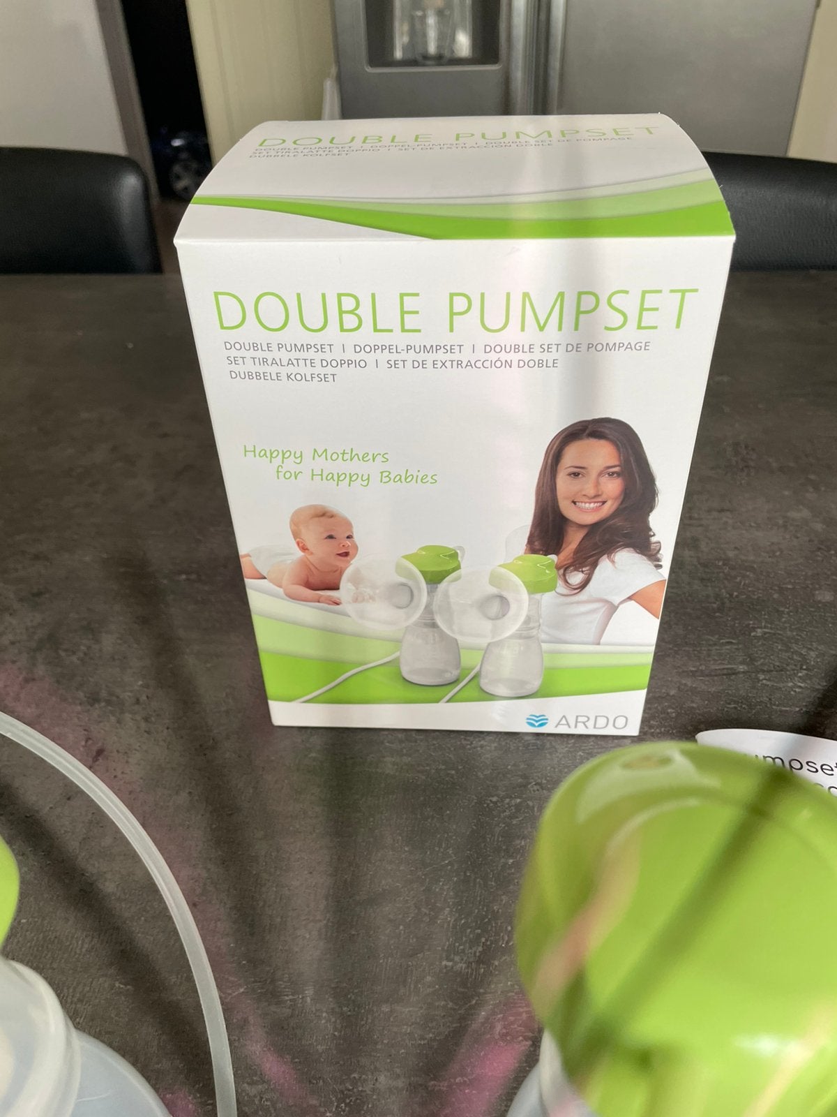 Dubbele pompset, Kinderen en Baby's, Ophalen of Verzenden, Zo goed als nieuw, Dubbelzijdig