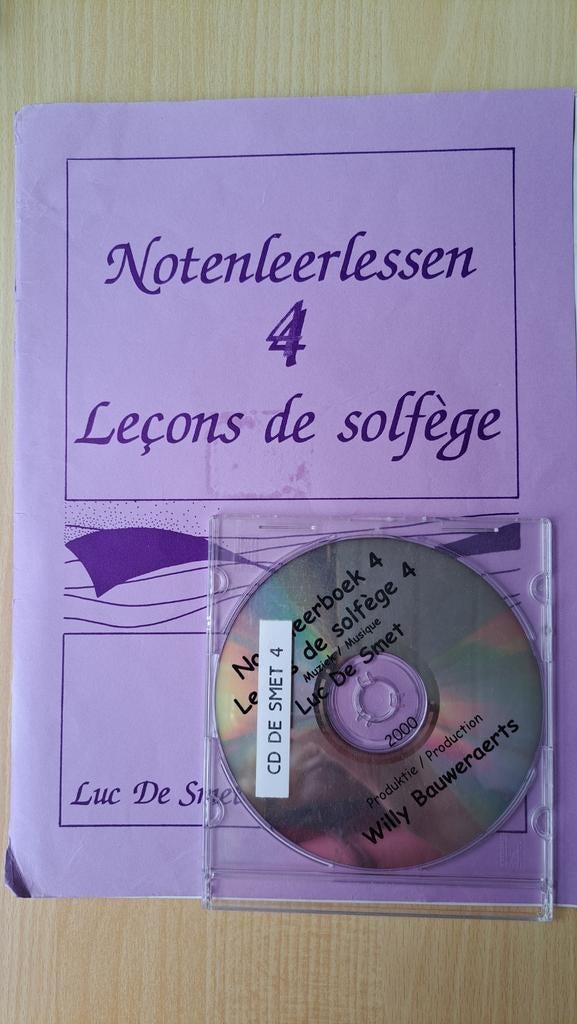 Notenleerlessen 4 Luc De Smet met cd, Ophalen