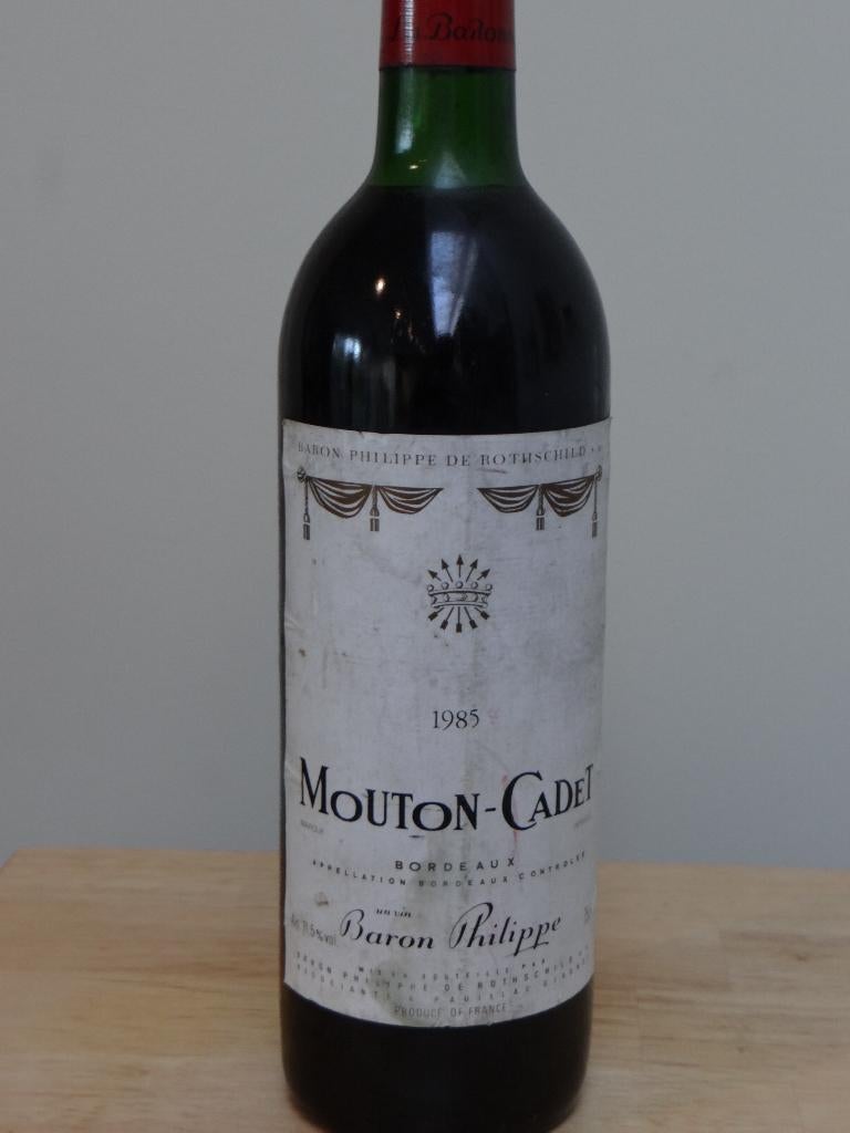 7 flessen wijn ,  1 fles (  Baron Philippe de Rothschild,), Enlèvement