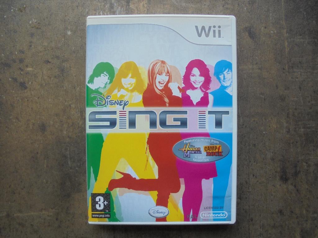 Disney Sing It Hannah Montana voor Wii (zie foto's), Games en Spelcomputers, Games | Nintendo Wii, Muziek, Gebruikt, Verzenden
