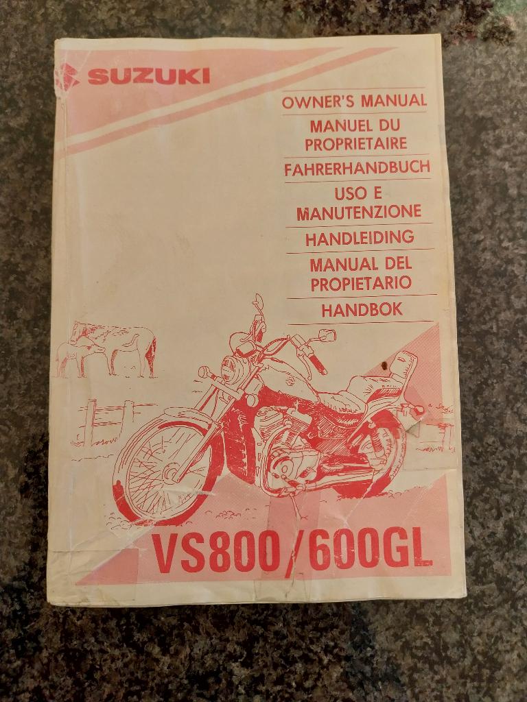 Suzuki VS800/600GL Owners Manual., Motoren, Handleidingen en Instructieboekjes, Ophalen of Verzenden, Suzuki