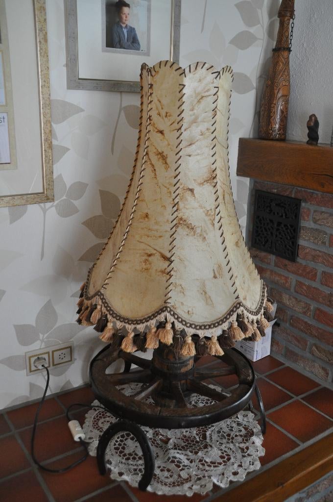 staande lamp, Huis en Inrichting, Ophalen, 100 tot 150 cm, Rustiek, Zo goed als nieuw