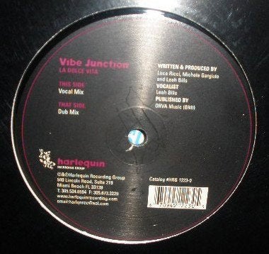 Vibe Junction - La Dolce Vita, Ophalen of Verzenden, Zo goed als nieuw, 12 inch, House