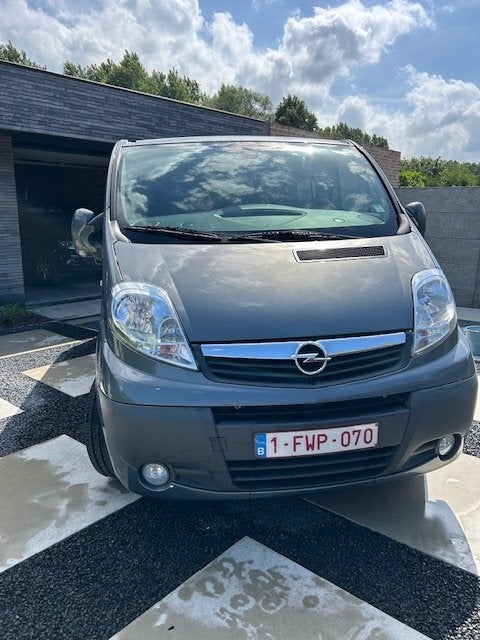 Te koop Opel Vivaro dubbel cabine, Voorwielaandrijving, Stof, Blauw, Bedrijf