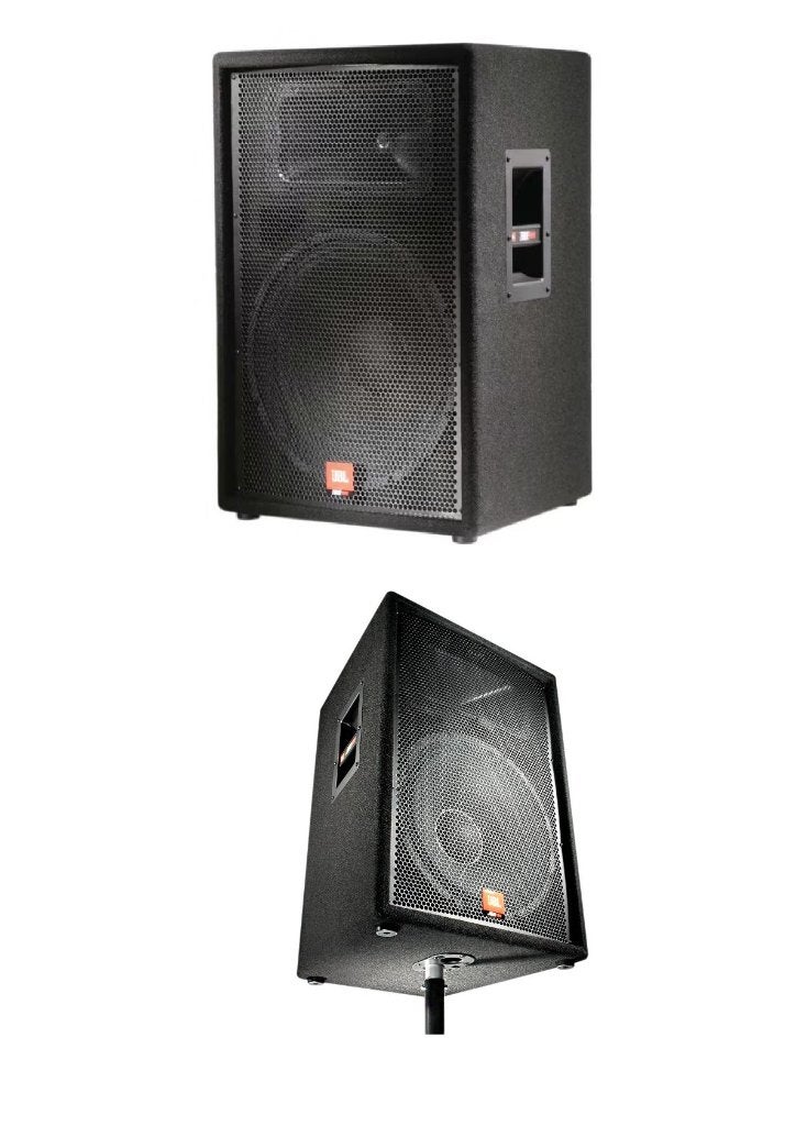 JBL JRX 115 (= 2 X JRX100) - luidsprekerset, JBL, Party speaker, Zo goed als nieuw, Inclusief standaarden