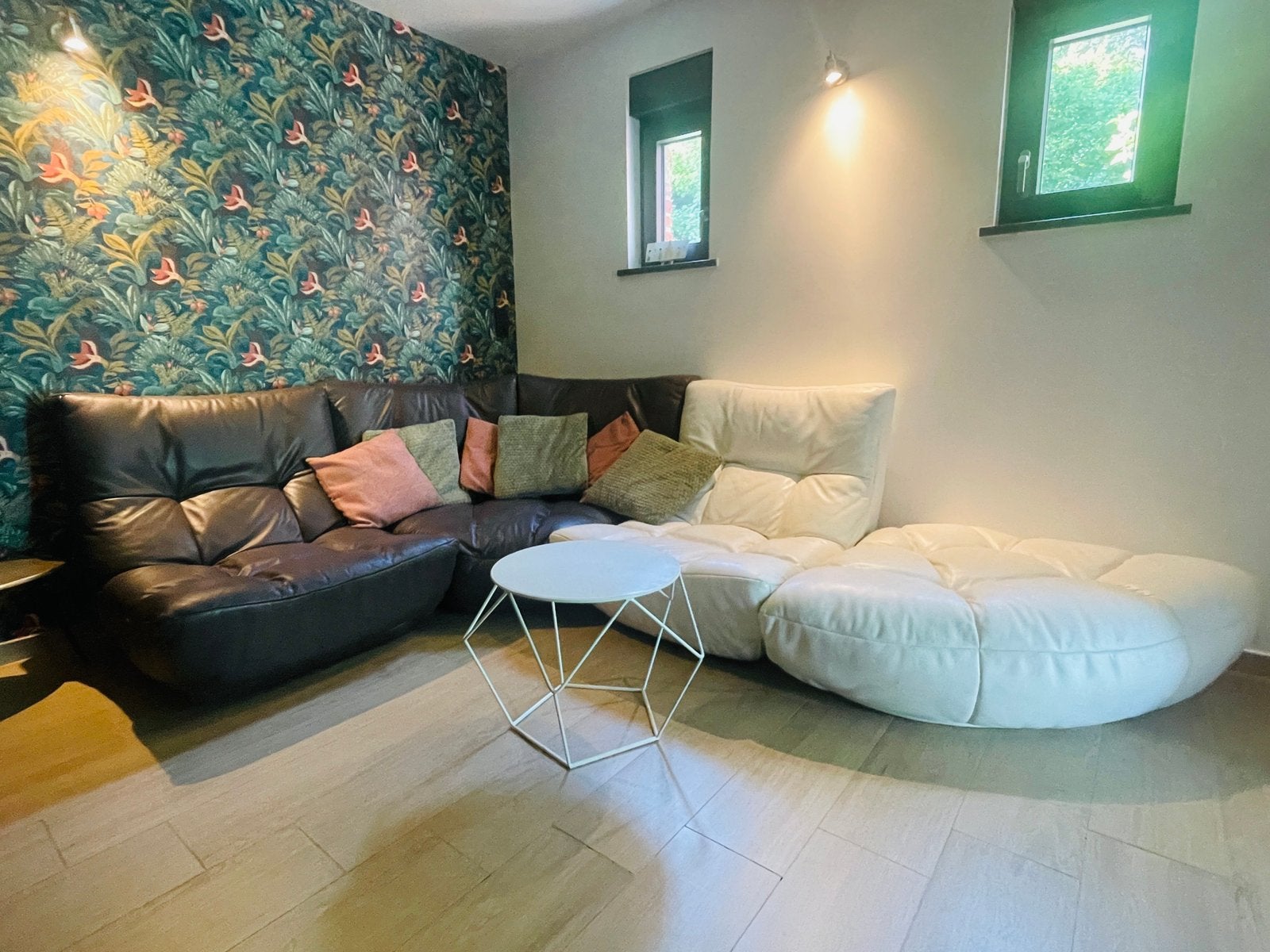 Canapés lounge - Chateau d’Ax, Maison & Meubles, Ameublement | Revêtements de sol, Enlèvement, Utilisé, Blanc, Lounge