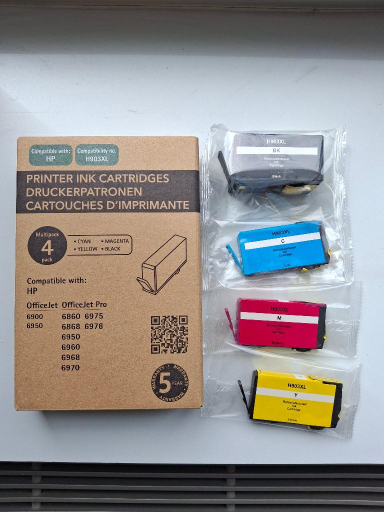 Multipack HP 903 XL nieuw, Ophalen of Verzenden, Nieuw, Cartridge, HP