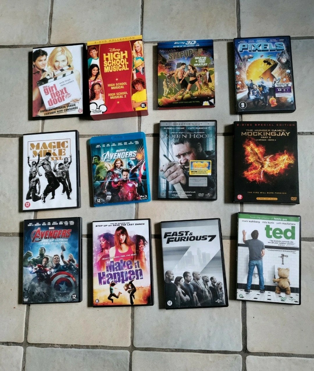 partij dvd's, Ophalen, Zo goed als nieuw