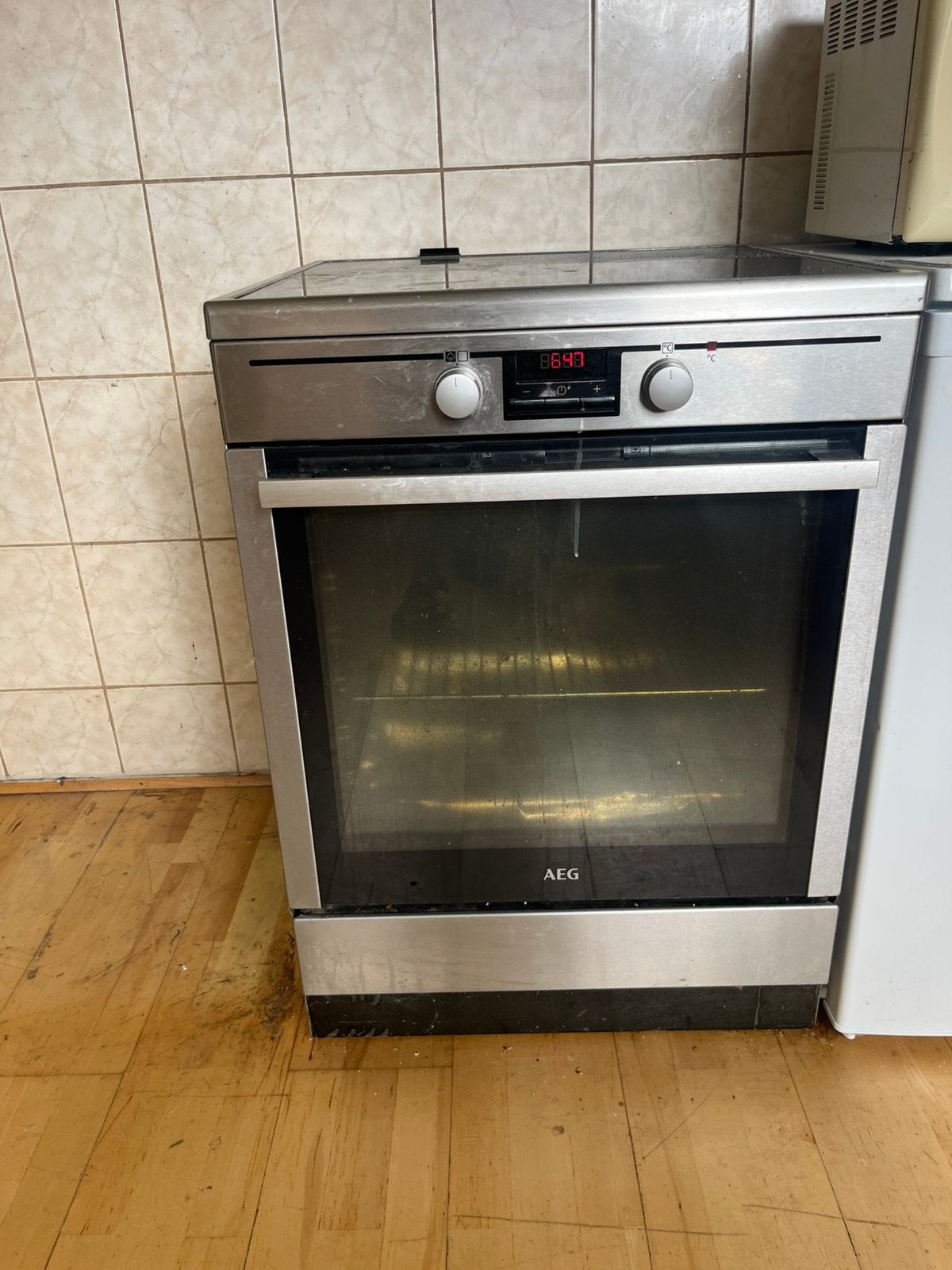 Inductie kookfornuis, Electroménager, Enlèvement, Utilisé, Induction, 4 zones de cuisson