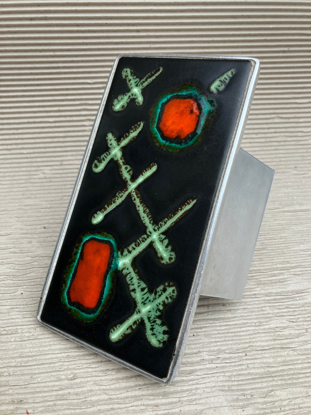 Poignée de porte vintage en céramique - aluminium, Enlèvement ou Envoi