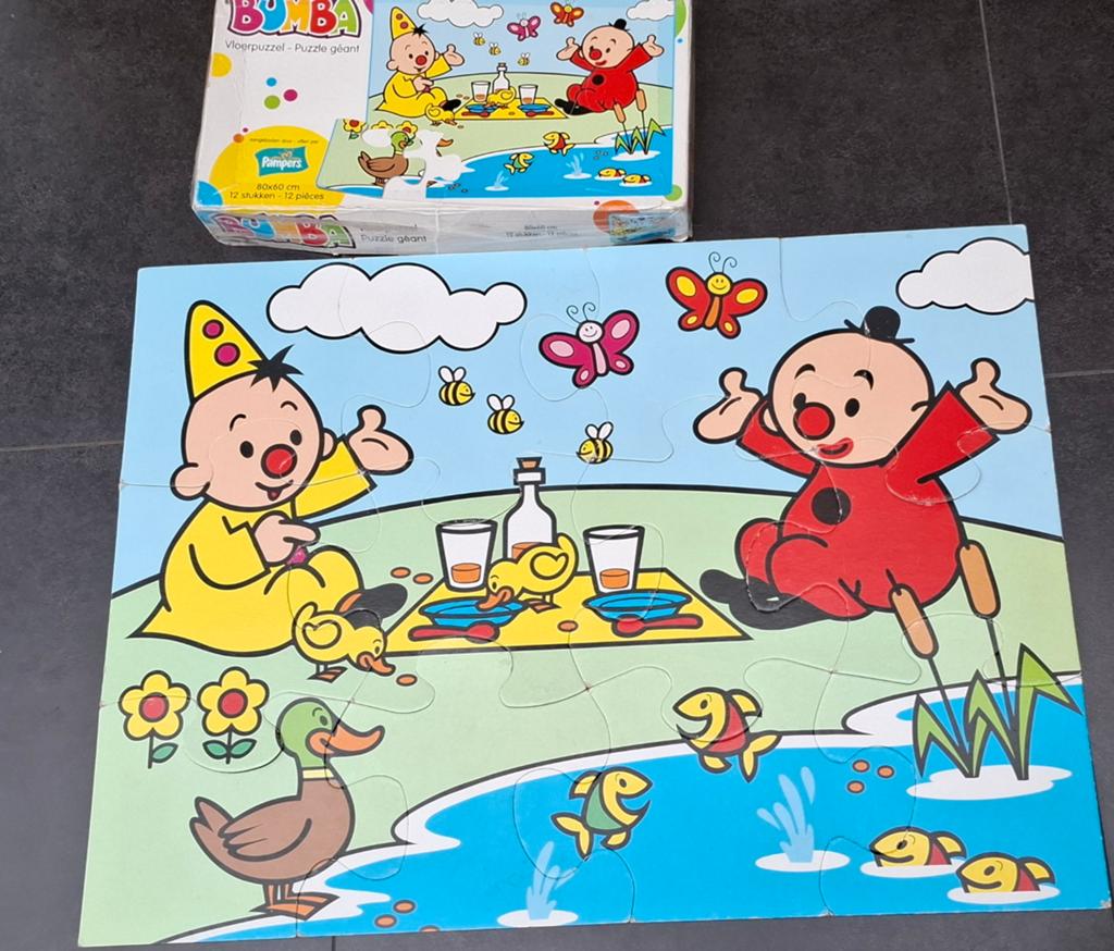 Grote bumba puzzel, Ophalen
