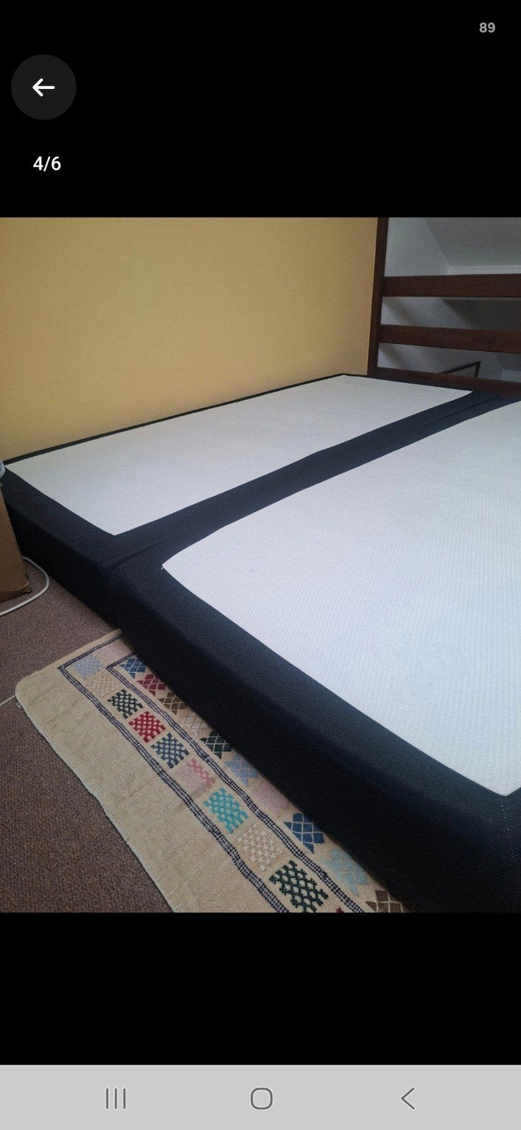 Matelas B9xSpring 2 pièces de 90x200 cm, Enlèvement