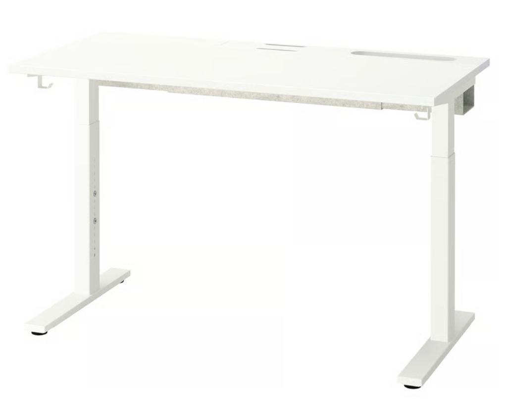 Bureau en bureaustoel Ikea - zo goed als nieuw - 4 sets, Huis en Inrichting, Ophalen, In hoogte verstelbaar, Zo goed als nieuw