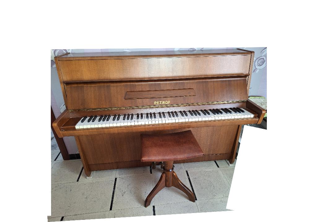 Buffetpiano Petrof - zeer goede staat, Enlèvement, Comme neuf, Brun, Piano