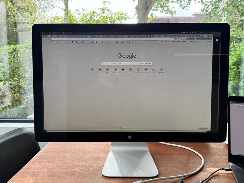 Apple LED Cinema Display, Computers en Software, Monitoren, Ophalen, Ingebouwde speakers, Gebruikt, Apple