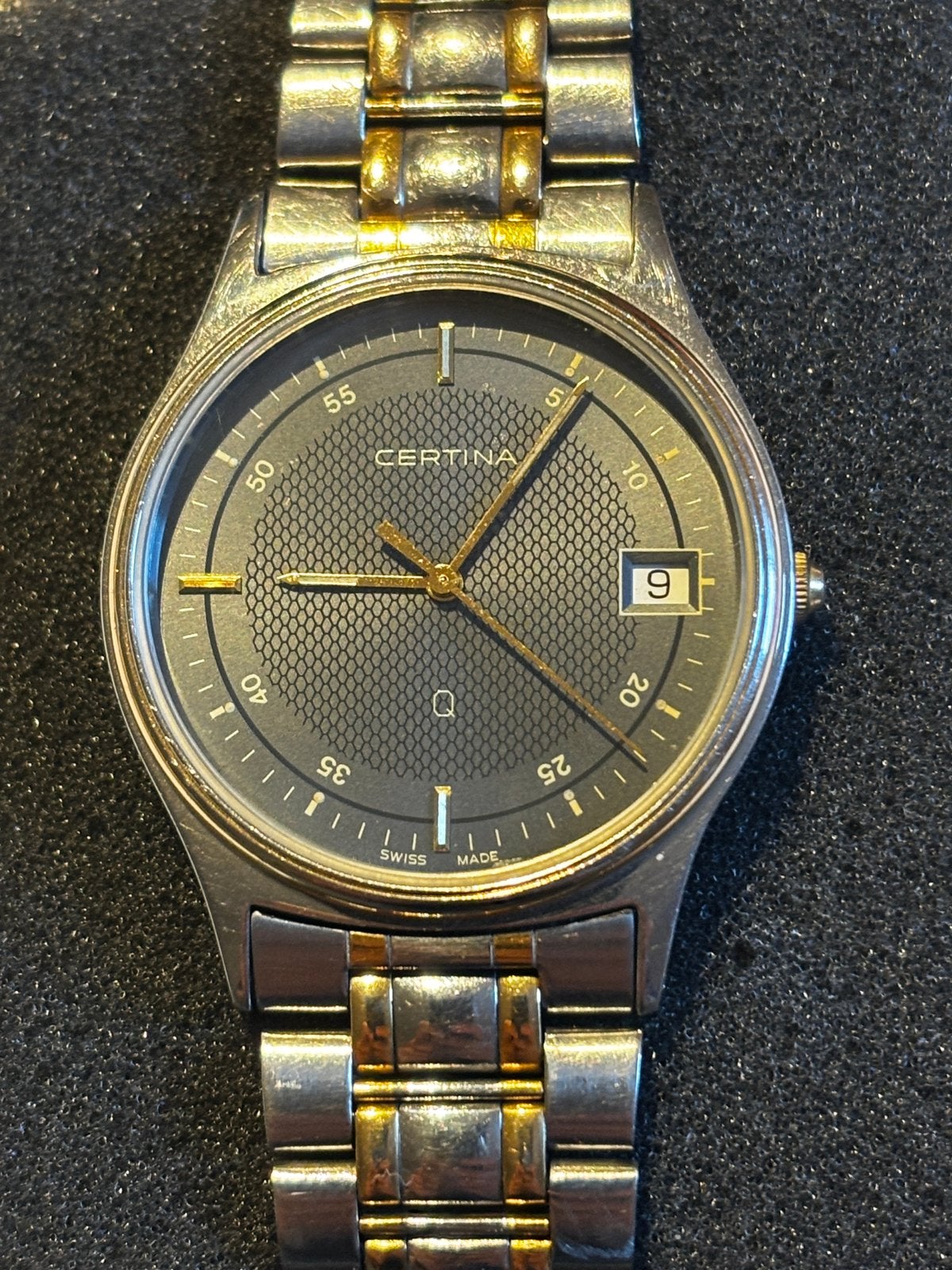 Certina Q, Handtassen en Accessoires, Overige merken, Staal, Gebruikt, Staal