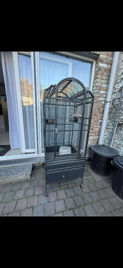 Cage perroquet, Animaux & Accessoires, Oiseaux | Cages & Volières, Enlèvement, Utilisé, Métal, Cage à oiseaux
