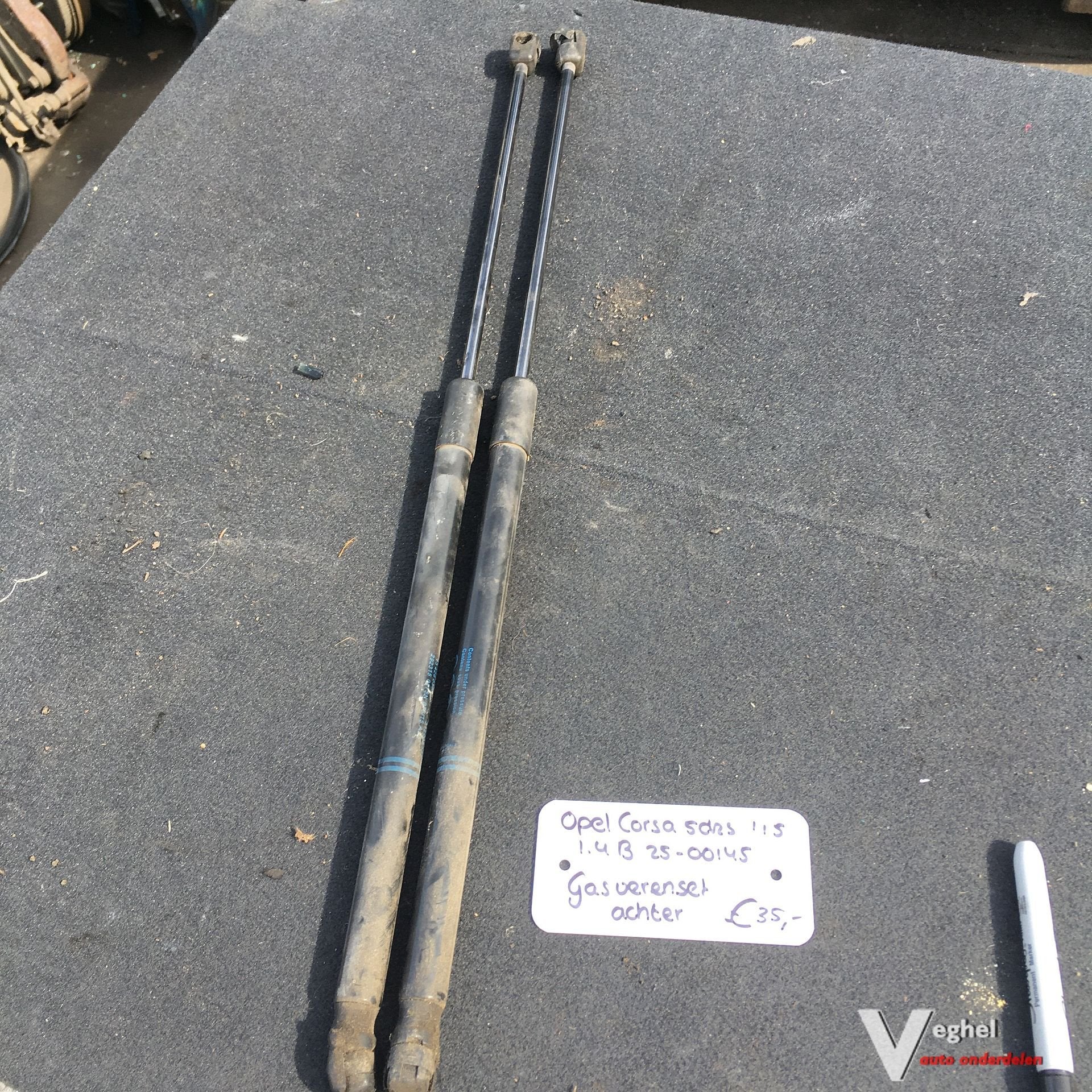 Opel Corsa E 5 drs 1.4B Automaat 2500145 2015   Gasveren set, Gebruikt, -, -, Ophalen of Verzenden