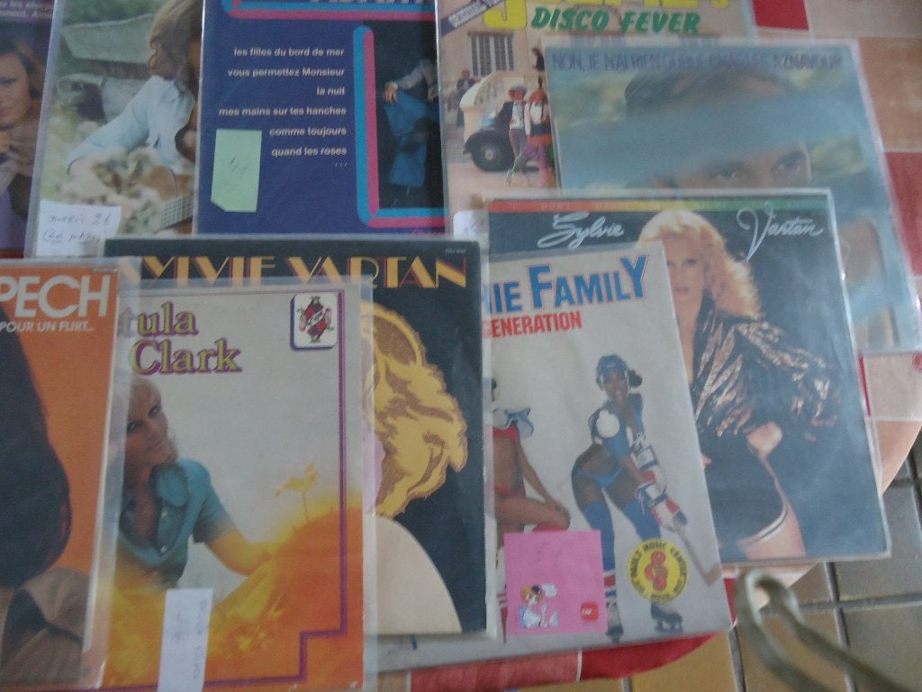 25 diques 33T en lot, Enlèvement