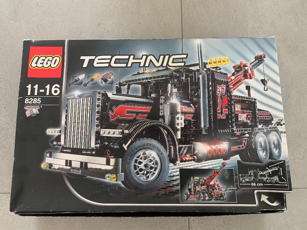 Lego Technic - 8285 - Zwarte Sleeptruck (2006), Enlèvement ou Envoi, Lego, Ensemble complet, Comme neuf