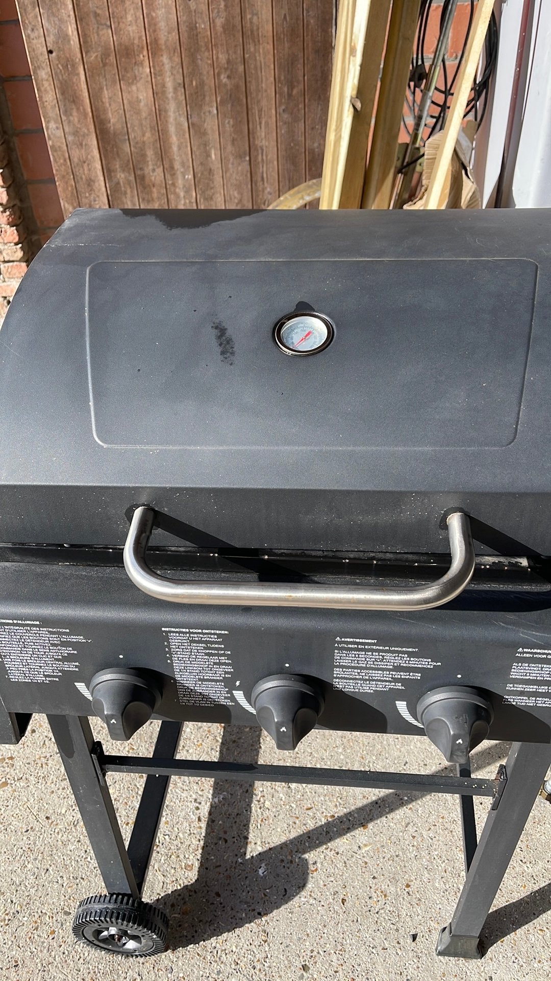 Gas BBQ, Ophalen, Gebruikt