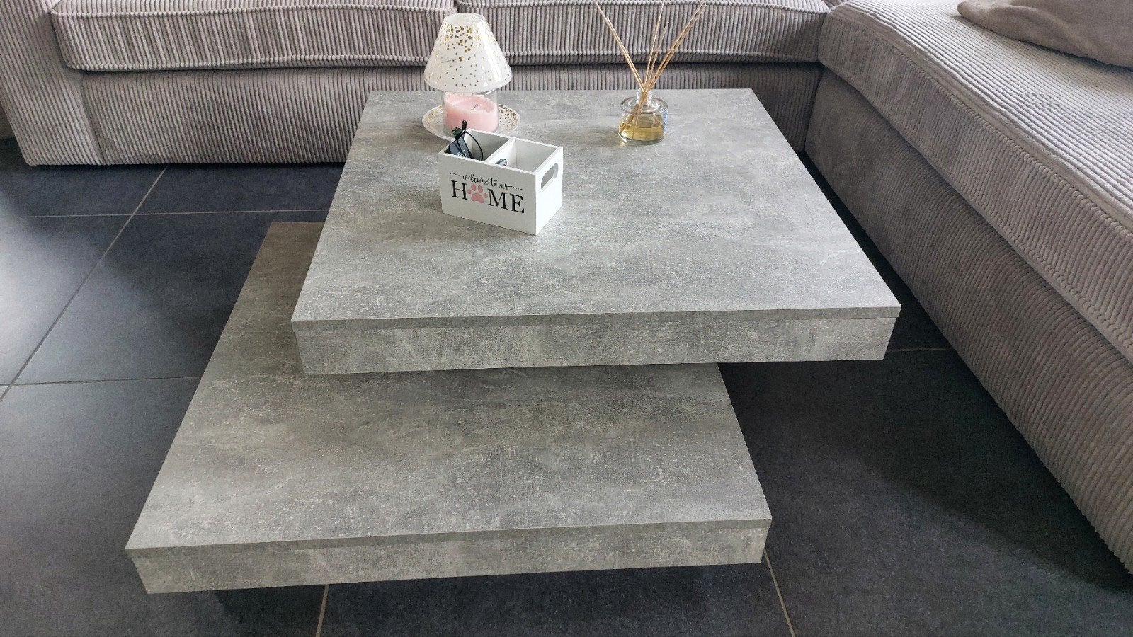 Salontafel, Ophalen