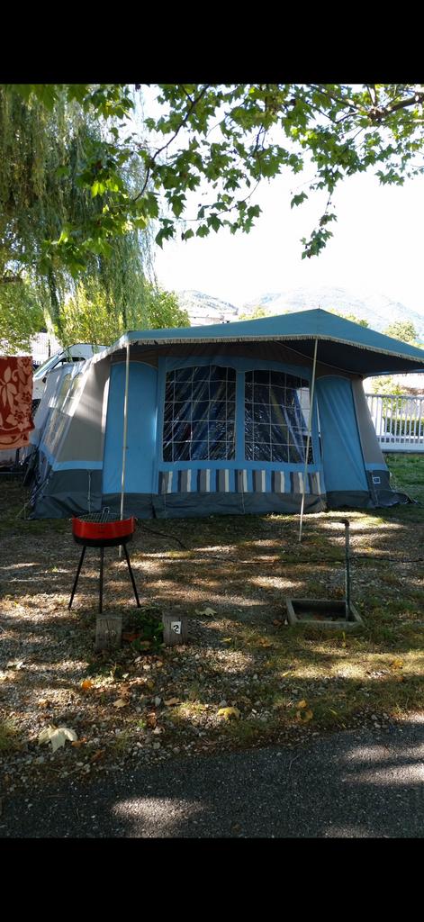 Tente sur remorque Alpen Kreuzer – à restaurer, Caravanes & Camping, Tentes, jusqu'à 4, Utilisé, Enlèvement