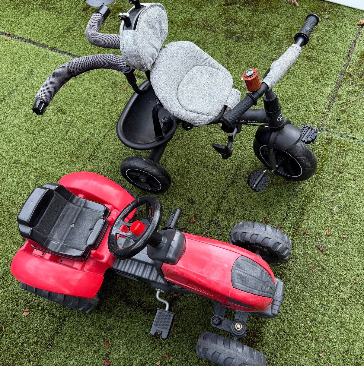 driewieler + traptractor, Enlèvement, Utilisé