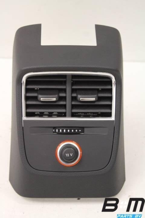 Achterkant middenconsole met rooster Audi A3 8V 8V0819203, Gebruikt