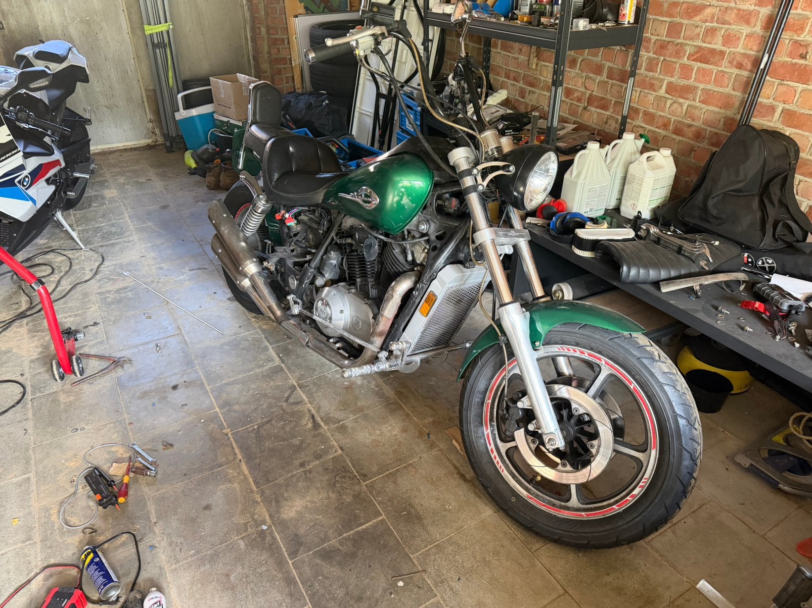 Honda Shadow VT1100, Motoren, 2 cilinders, Particulier, Meer dan 35 kW, Chopper