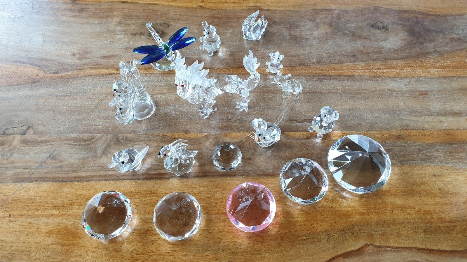 Kristallen beeldjes hoopje van 20euro, Verzamelen, Ophalen of Verzenden
