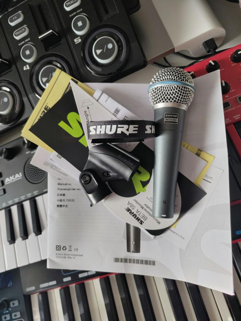 Shure Beta 58A dynamische microfoon, Muziek en Instrumenten