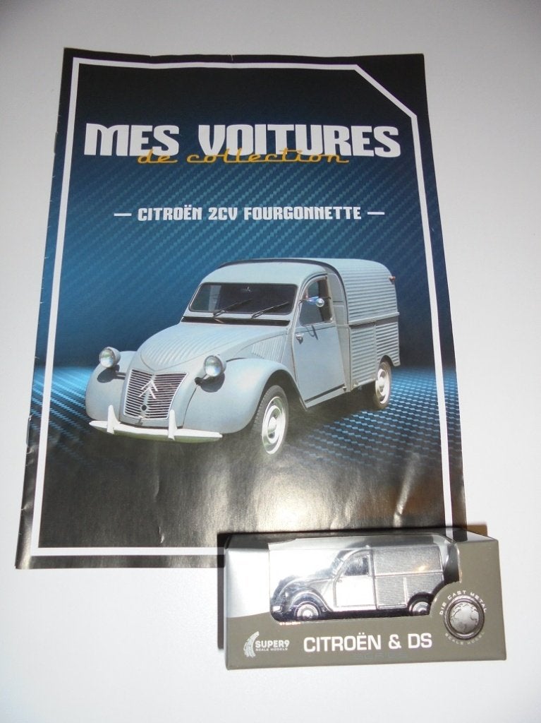 Citroën 4 mini auto's met Frans informatieboekje, Verzamelen, Ophalen of Verzenden, Nieuw, Auto's