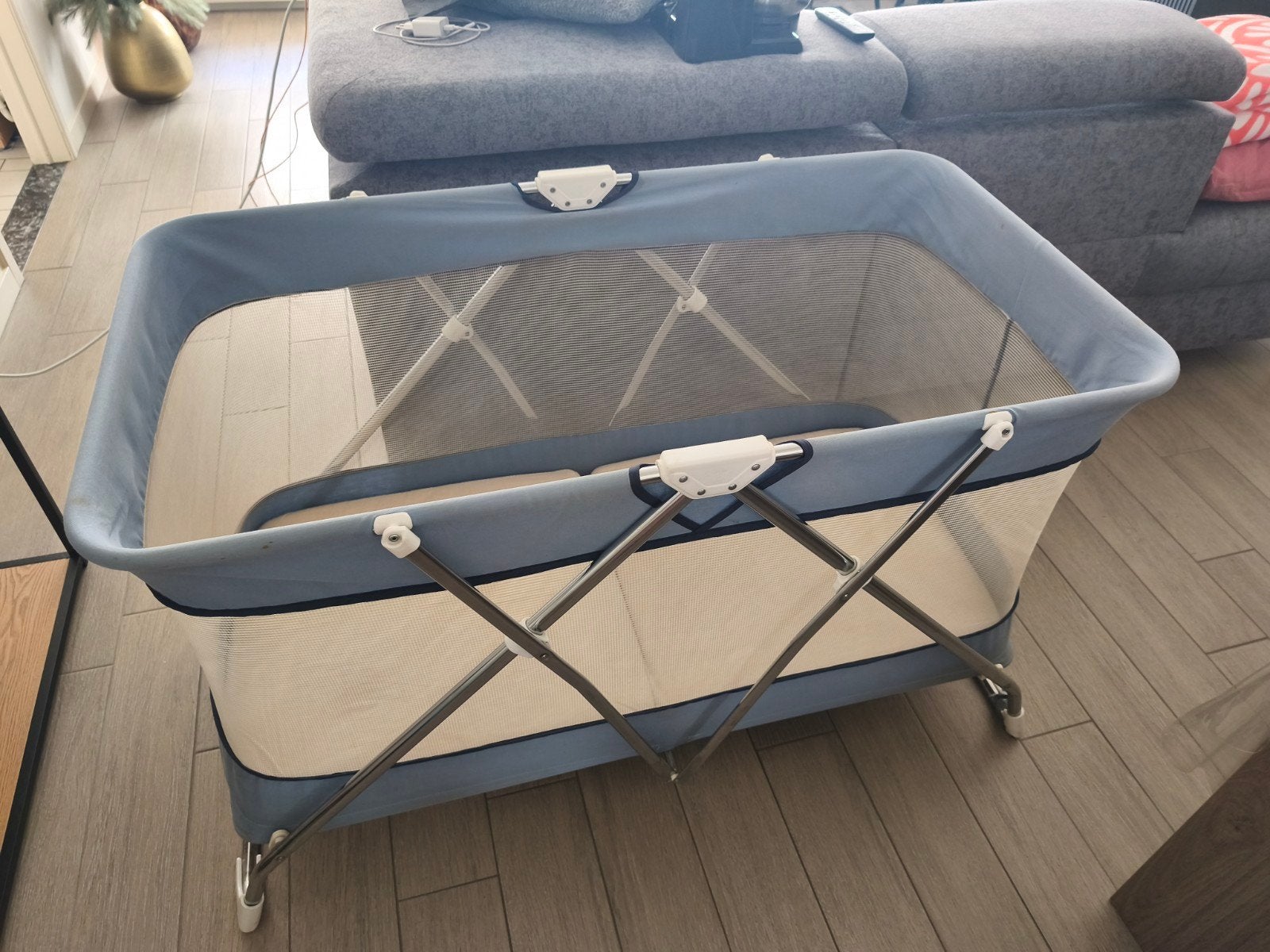 opvouwbaar reisbedje/ campingbedje, Kinderen en Baby's, Ophalen, Reisbedje
