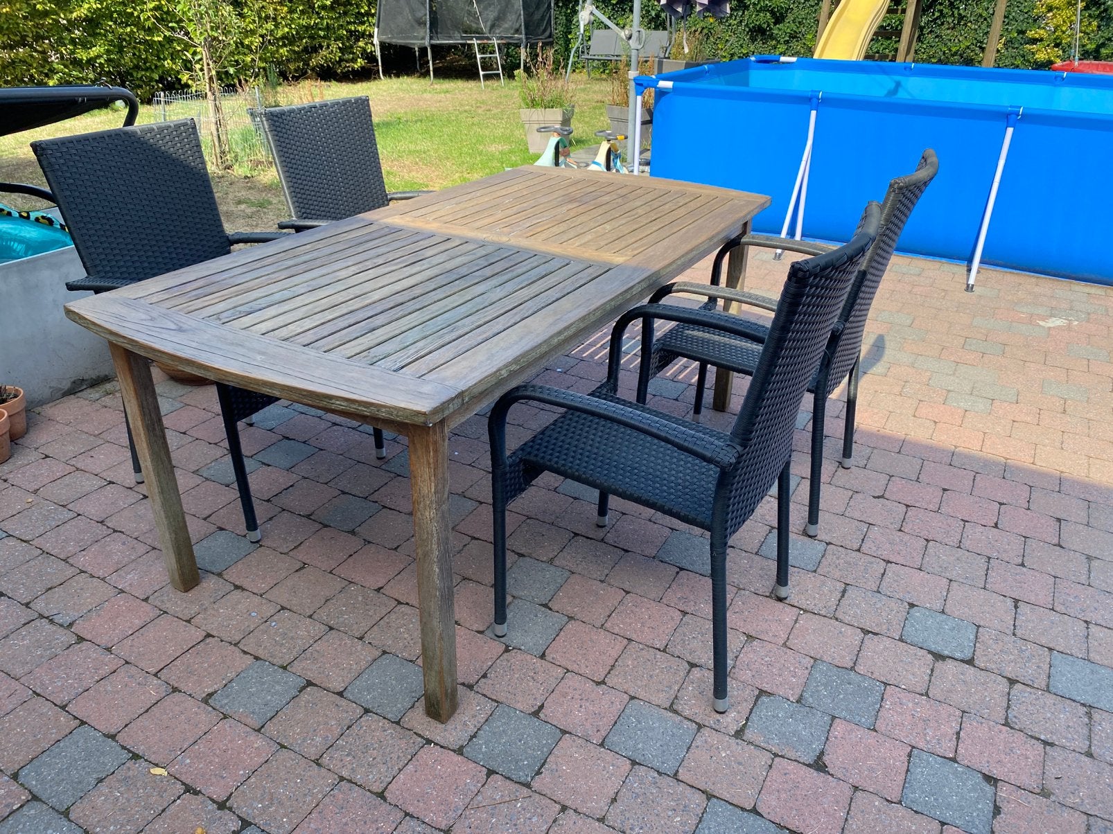 Tuinset te koop, Ophalen, 4 zitplaatsen, Gebruikt, Tuinset