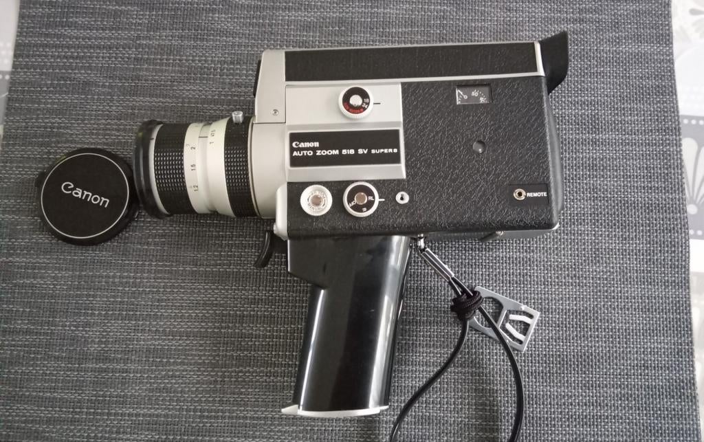 Caméra canon super 8, Enlèvement, Caméra