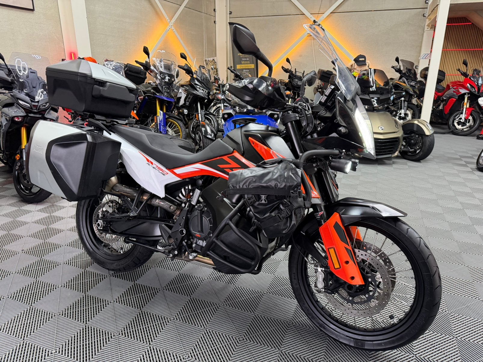 KTM 790 ADVENTURE * GARANTIE * 2019 * 24.669 km, Permis Moto A, Tourisme, Entreprise, Occasion