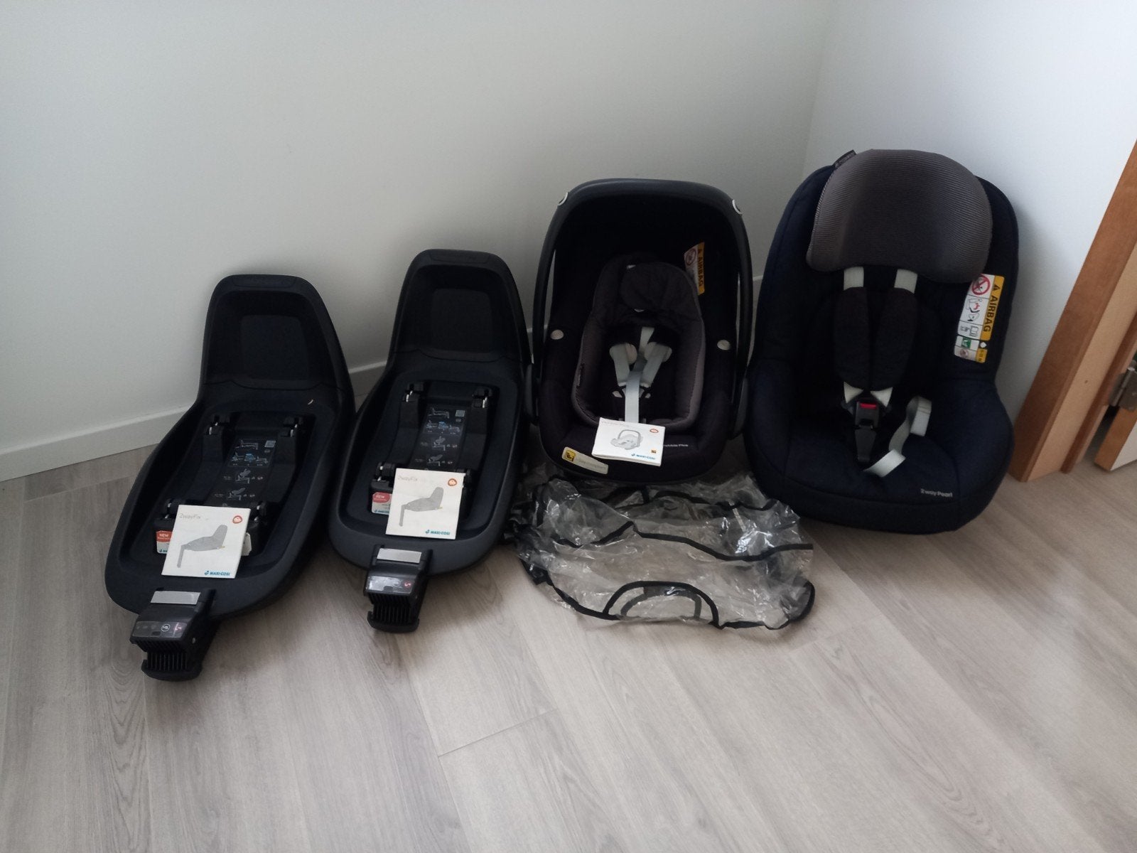 Complete starterset Maxi-cosy en autostoel, Ophalen