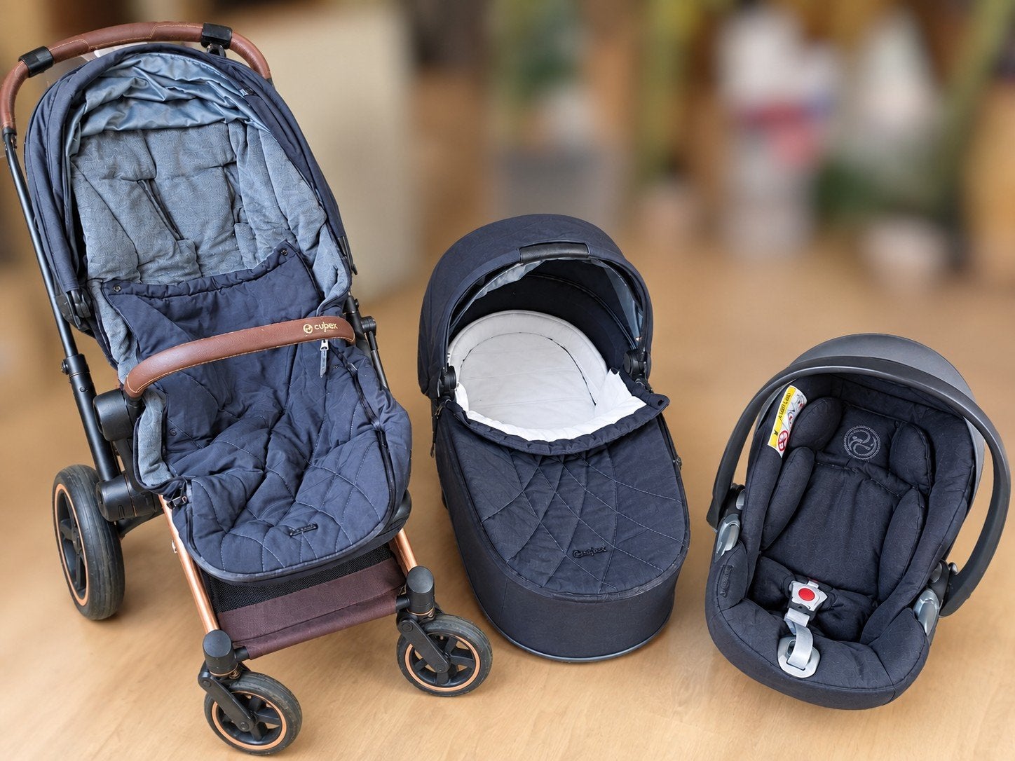 cybex prima rose gold, Gebruikt, Combiwagen, Met autostoeltje, Ophalen