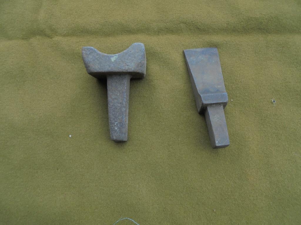 lot de 2 outils d enclume  de forgerons, Enlèvement ou Envoi, Utilisé