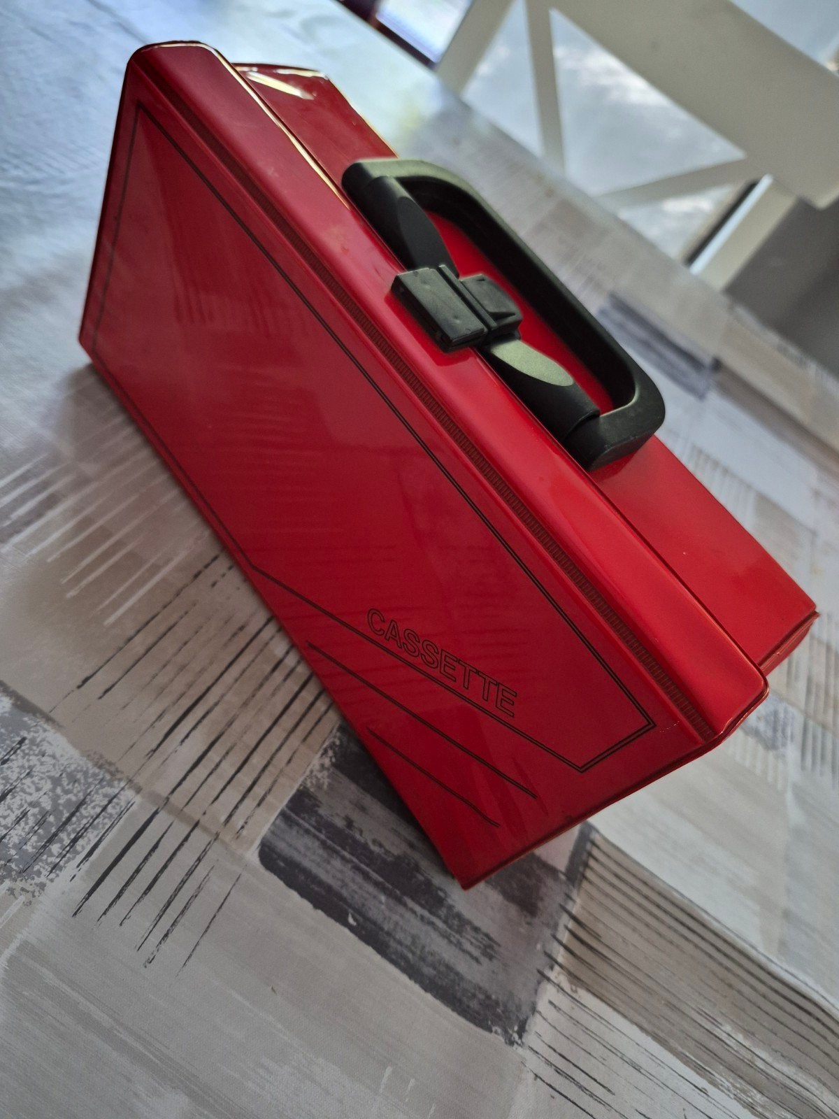 Vintage cassette opberg koffertje, Ophalen of Verzenden