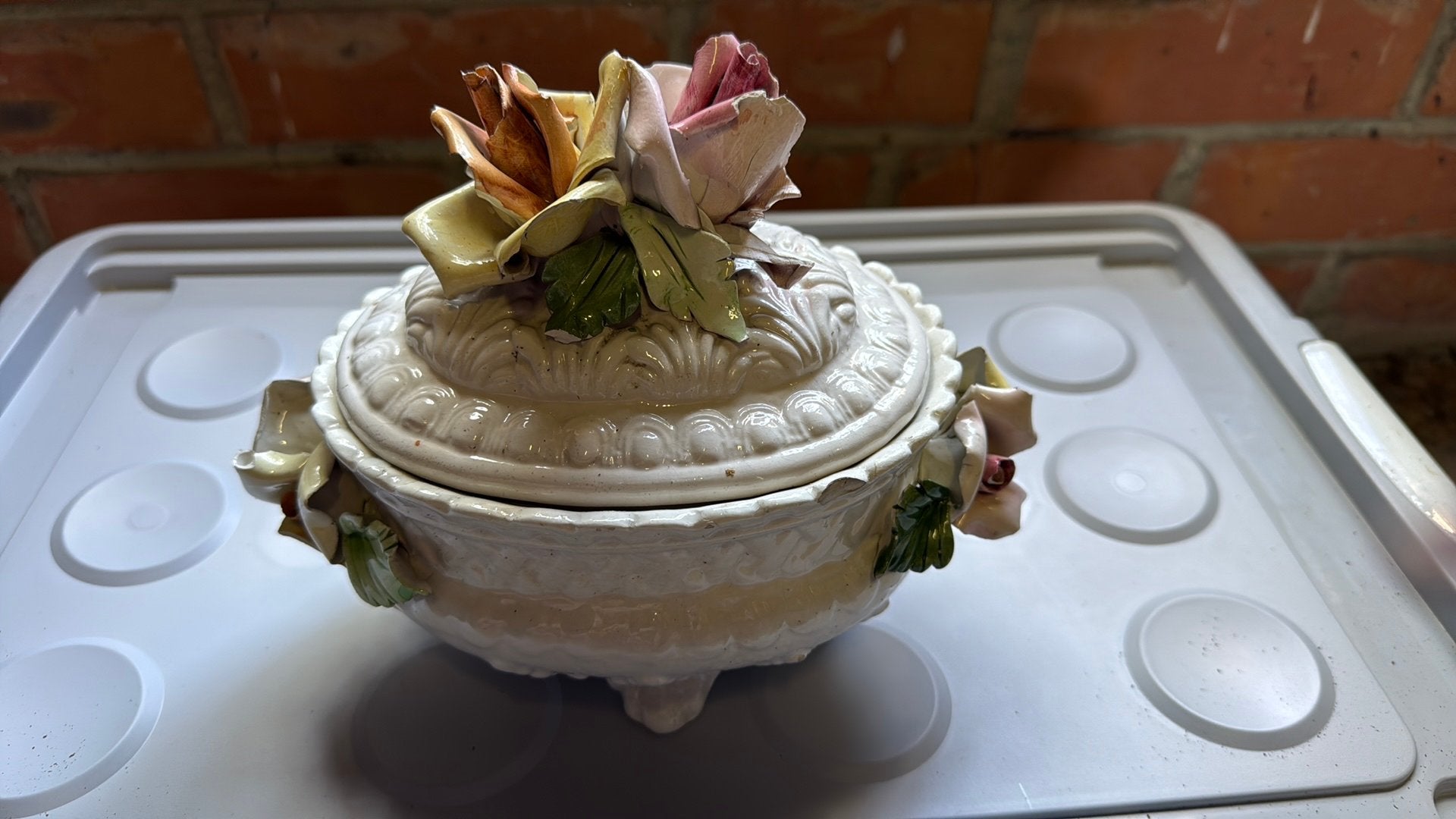 Kleine terrine, Huis en Inrichting, Ophalen, Gebruikt, Keramiek, Overige typen