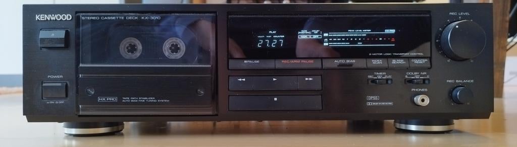 Kenwood KX-3010 cassettedeck met HX-PRO, Ophalen of Verzenden, Enkel, Kenwood, Tiptoetsen