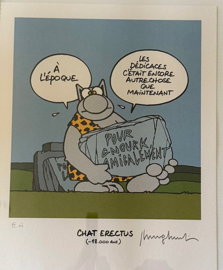 rare sérigraphie en EA le chat de Geluck, Enlèvement ou Envoi