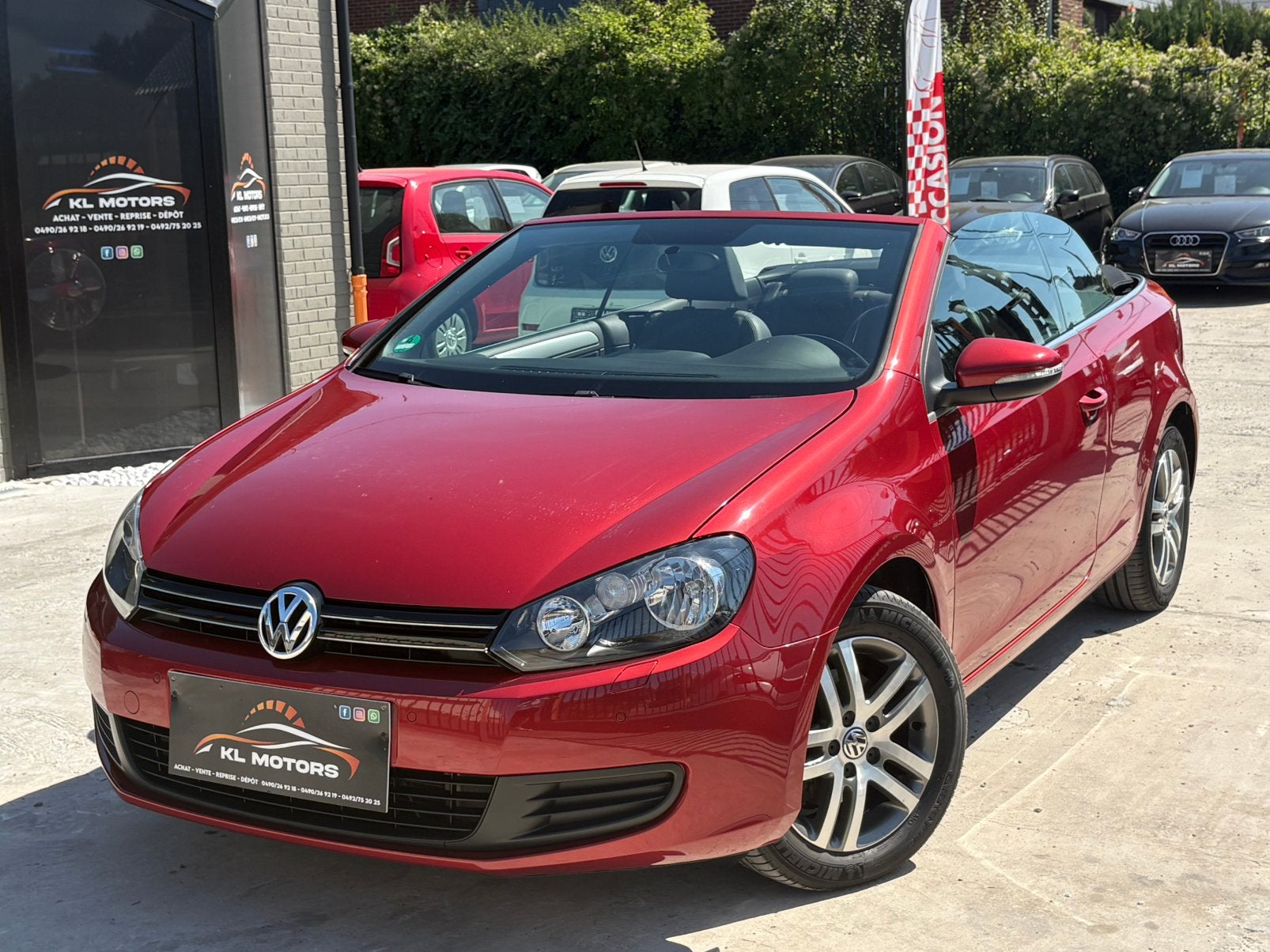 VW GOLF 6 CABRIOLET HIGHLINE 1.6 TDI 133 000KM CARPASS 2012, Autos, Cuir, Euro 5, Achat, Entreprise